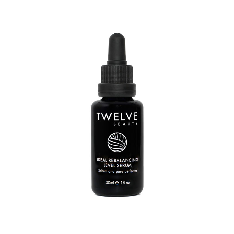 Twelve Beauty Ideal Rebalancing Level Serum is an oil-free moisturising pore minimising serum formulated to help regulate sebum production and reduce pore size.