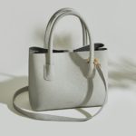 ANGELA ROI | Cher Mini Tote In Light Gray | Boxwalla