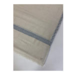 KASHMIR LOOM | Cashmere Hand-Embroidered Stole Ivory/Blue | Boxwalla