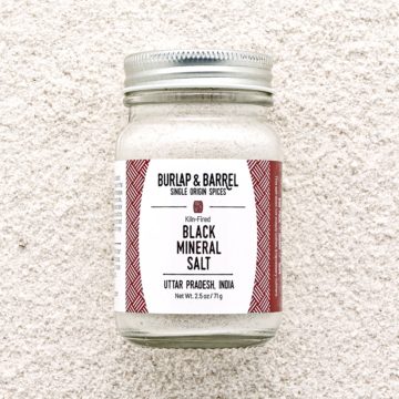 BURLAP and BARREL | Black Mineral Salt | Boxwalla