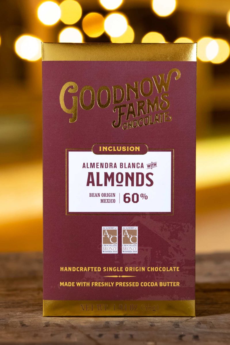 GOODNOW FARMS | ALMENDRA WITH ALMONDS 60% Cacao | Boxwalla