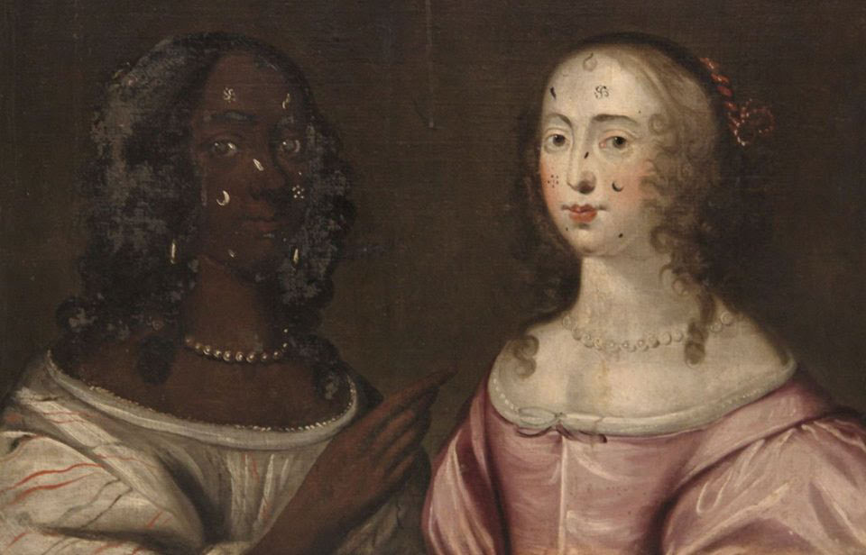 Allegorical painting of two ladies - Boxwalla
