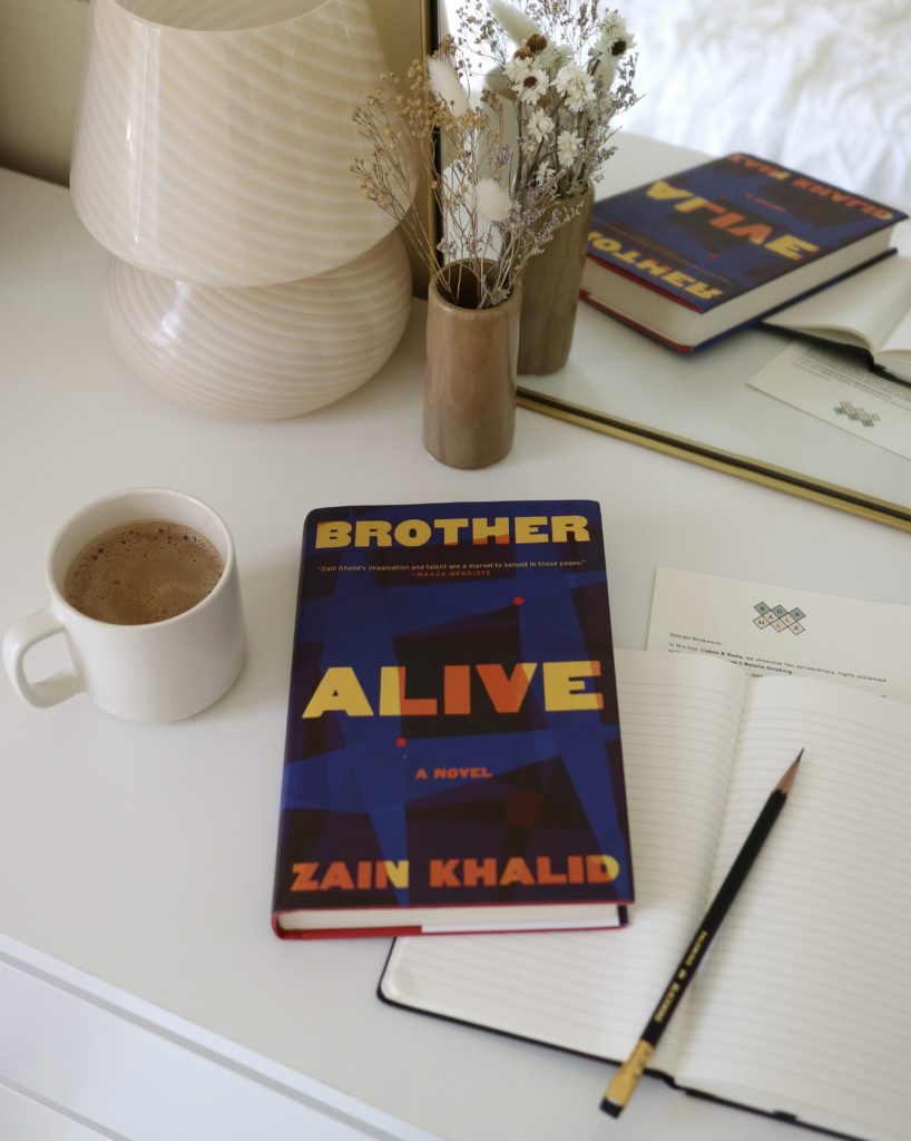 Brother Alive by Zain Khalid, featured in the Boxwalla American Fiction Series box, curated by Alexander Chee