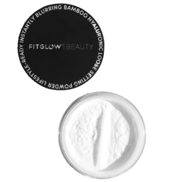 Fitglow Beauty | Lifestyle Ready Instantly Blurring Bamboo Hyaluronic Loose Setting Powder | Boxwalla