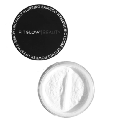 Fitglow Beauty | Lifestyle Ready Instantly Blurring Bamboo Hyaluronic Loose Setting Powder | Boxwalla