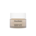 African Botanics Intense Skin Repair Balm is a reparative balm that melts into a dense silky serum to target wrinkles, loss of firmness, redness, hyperpigmentation and scars.