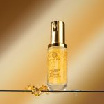 Lovinah 24K Gold Drops Hydrating & Calming Elixir is a cocktail of peptides, stem cell and EGF serum to hydrate, soothe, tone, fill and smooth the skin for a radiant glow.