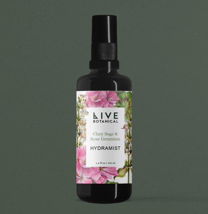 Live Botanical | Clary Sage & Rose Geranium Hydramist | Boxwalla