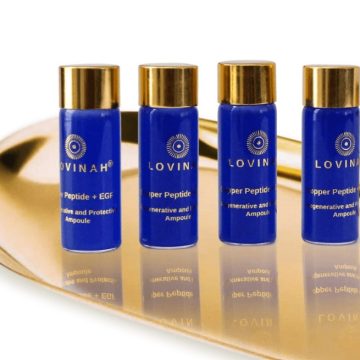 Lovinah Copper Peptides (3% Copper Tripeptide GHK-Cu) & EGF Ampoule(Epidermal Growth Factor) is a highly concentrated 4-week ampoule treatment, intensely saturating the skin with moisture, vitamins, minerals and nutrients.