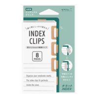 Midori Chiratto Index Clip - Orange