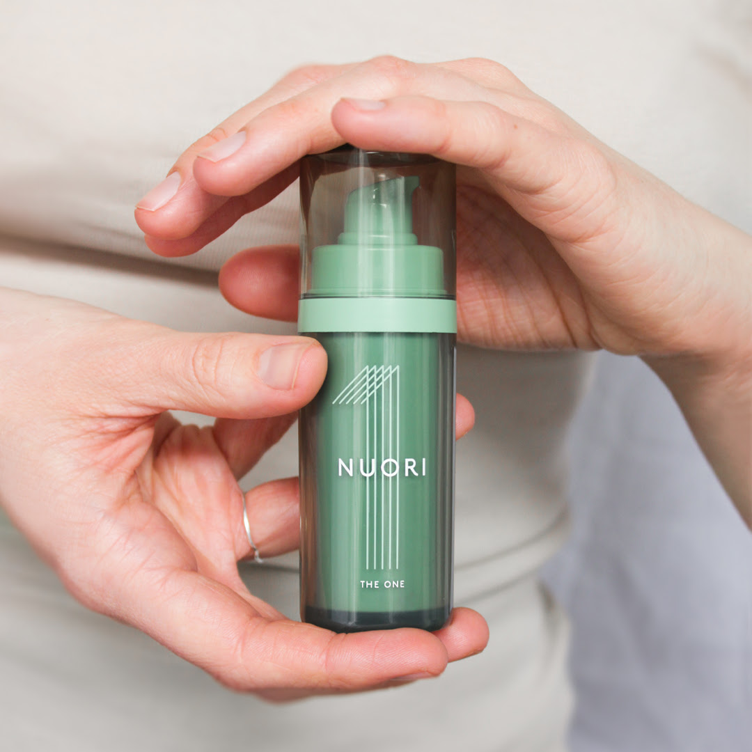 Nuori Beauty Box featuring Vital Repair Serum and The One