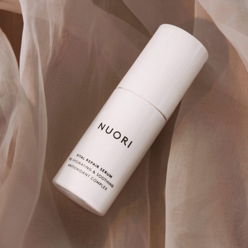 Nuori Beauty Box featuring Vital Repair Serum and The One