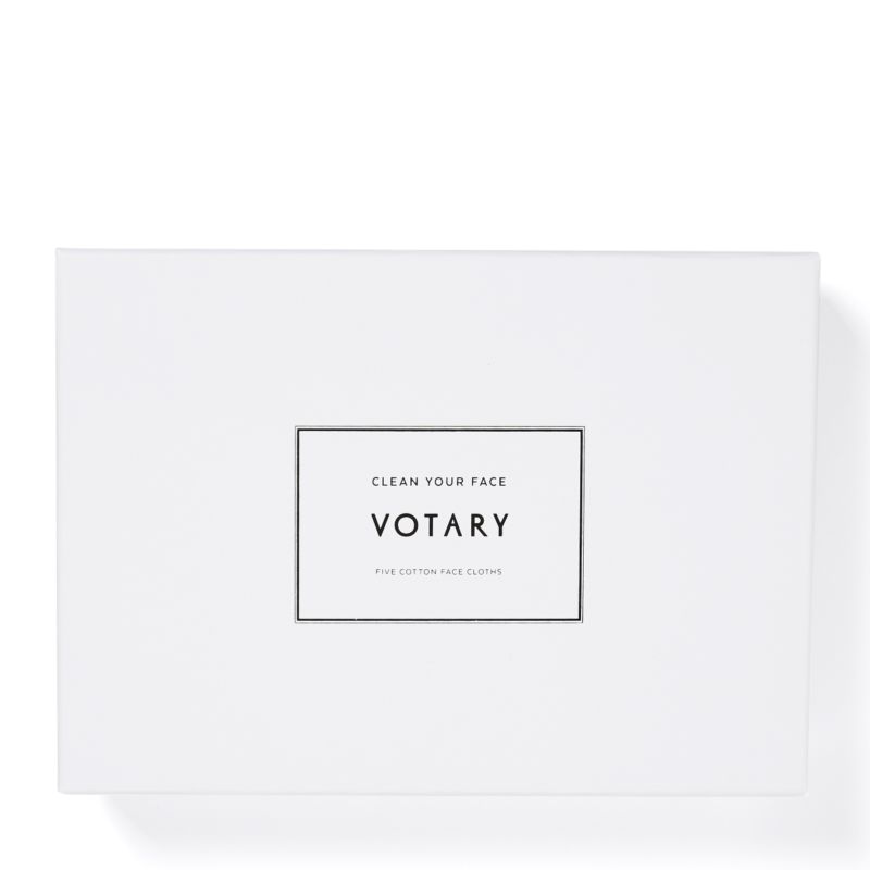 Votary | Pack of Five Cotton Face Cloths | Boxwalla