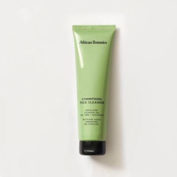 African Botanics Commiphora Face Cleanser is exfoliating Glycolic Cleanser